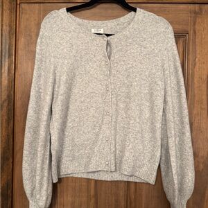 J.Crew Gray Cardigan Sweater